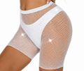 Fanta$y Glow Fishnet Shorts